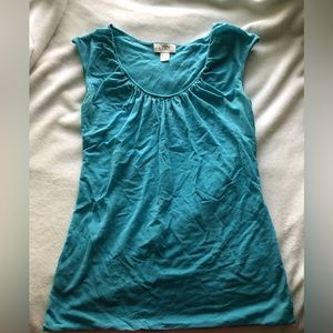 LOFT Teal Sleeveless Top